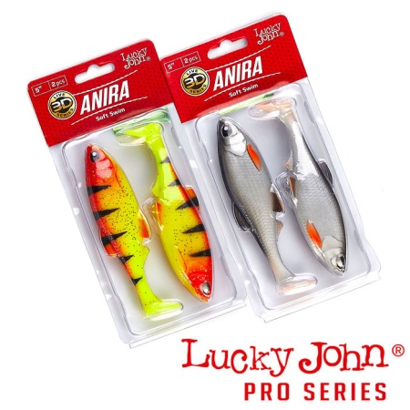 Мягкие приманки Lucky John Anira Soft Swim 5 A06 2шт
