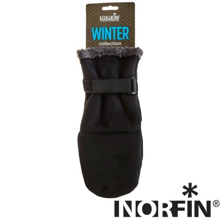 Перчатки-варежки Norfin Aurora Black р.L