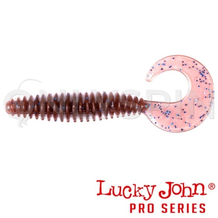 Мягкие приманки Lucky John Ultraworm Curly 2 S19 10шт