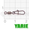 Застежки Yarie EZ Line Snap 524 #1.5 30lb 13.6kg 5шт