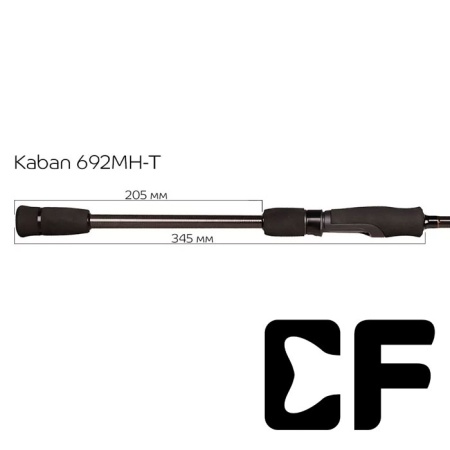 Спиннинг CF (Crazy Fish) Kaban 2.09m 10-35gr KB692MH-T