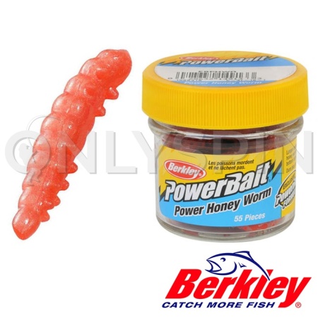 Мягкие приманки Berkley Power Honey Worm 25 Hot Orange