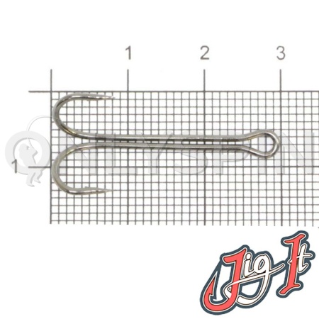 Крючки двойные Jig It M-Long Double Hooks #1/0 10шт