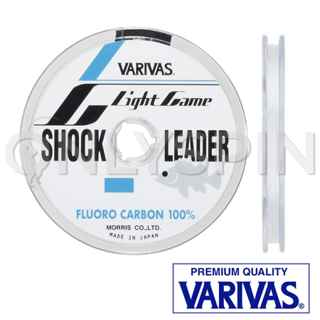 Флюорокарбон Varivas Light Game Shock Leader Fluoro Carbon 100% #1 0.165mm 2.25kg