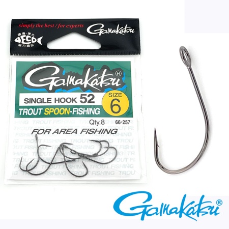 Крючки одинарные Gamakatsu Single Hook 52 #12 8шт