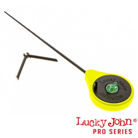 Зимняя удочка Lucky John Mormax 24.6cm желтый