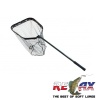 Подсачек Relax XL складной телескопический с прорезиненной сеткой большой 80х70cm Подсачек Relax XL складной телескопический с прорезиненной сеткой большой 80х70cm