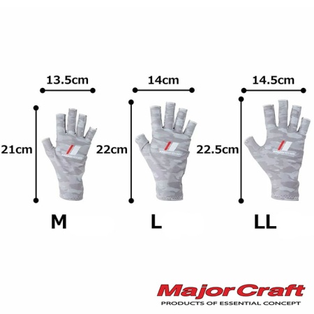 Перчатки Major Craft SG-20 Light Grey Camo LL