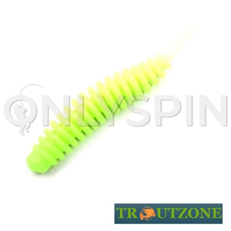 Мягкие приманки Trout Zone Ribber Pupa 2.1 Glow 6шт