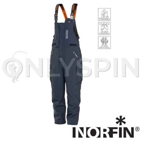 Полукомбинезон Norfin Rebel Pro Pants Gray XL