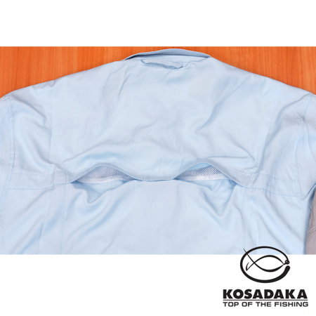 Рубашка Kosadaka Ice Silk Sunblock голубая XL