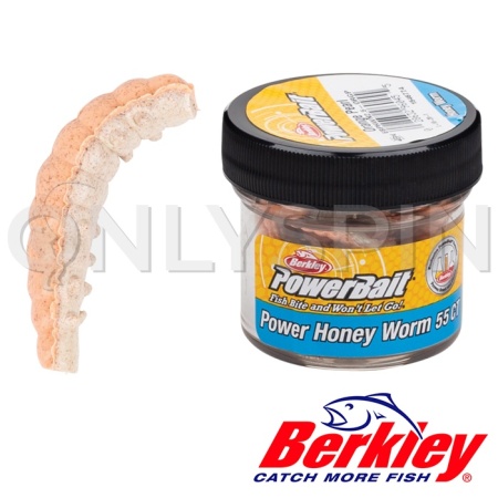 Мягкие приманки Berkley Power Honey Worm 25 Orange Pearl