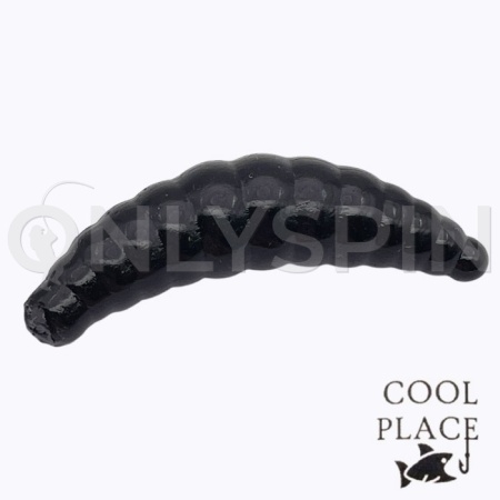 Мягкие приманки Cool Place Maggot 40mm сыр 09 black