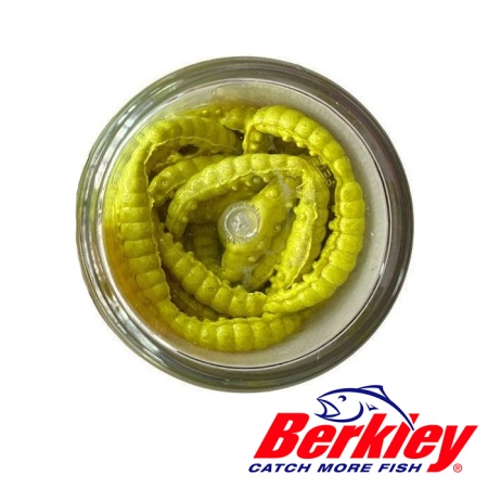 Мягкие приманки Berkley Power Honey Worm 25 Yellow