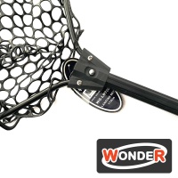 Подсак силиконовый для форели Wonder 1.7m black WG-LNT-007