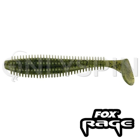 Мягкие приманки Fox Rage Spikey Shad Bulk 4.75/120mm Green Pumpkin