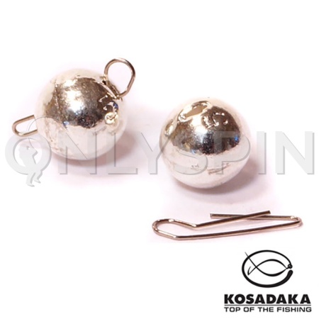 Вольфрамовые чебурашки Kosadaka 1gr Silver 4шт