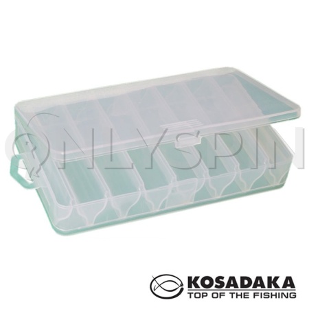 Коробка Kosadaka TB-S32-CL двусторонняя 19.5х11х3.6cm