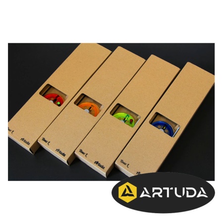 Зимняя удочка Artuda Трио L желтая