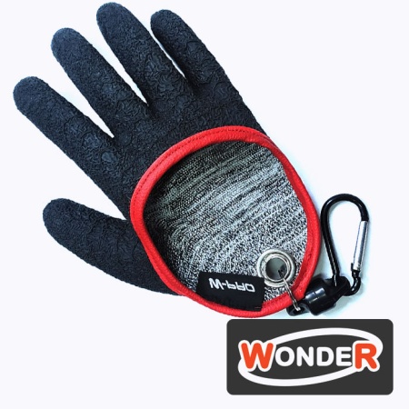 Перчатки  Wonder для захвата рыбы WG-FGL504 #XL (под правую руку)