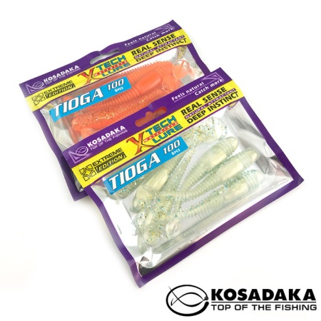 Мягкие приманки Kosadaka Tioga 100 ORG 6шт