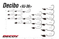 Джиг-головки Decoy VJ-36 #1 3.5gr 5шт