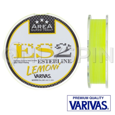 Эстер Varivas ES2 Esterline 80m lemoni #0.4 2.3lb 0.104mm 1kg