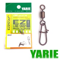 Застежки Yarie 524 EZ Line Snap #000 15lb 6.8kg 5шт