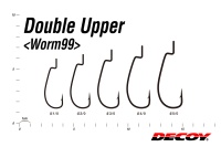 Крючки офсетные Decoy Worm 99 Double Upper #4/0 5шт