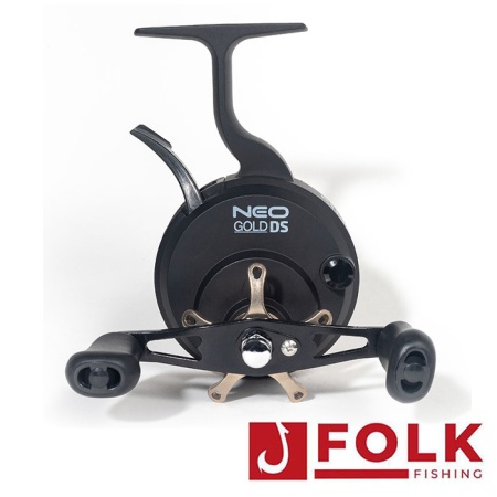 Зимняя катушка Folk Fishing Neo Gold DS