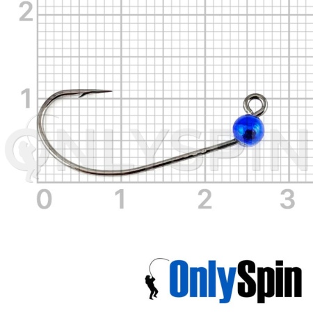 Форелевые джиг-головки OnlySpin Decoy MG-3 #4 2gr синий 3шт