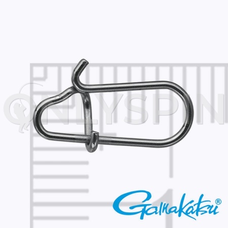 Застежки Gamakatsu Luxxe Ti Snap Wide #1 84lb 37.8kg 8шт Застежки Gamakatsu Luxxe Ti Snap Wide #1 84lb 37.8kg 8шт