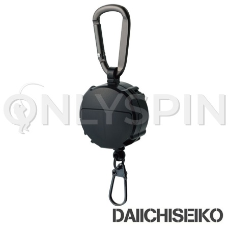 Ретривер Daiichiseiko Carabiner Reel & Micro Case black