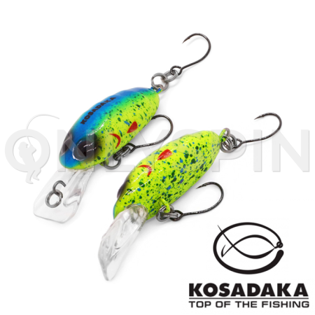 Воблер Kosadaka Crankin Pupa XD 35F BKK