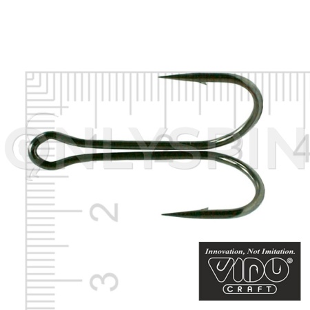 Крючки двойные Vido Craft VD-082 BN Short Double 1/0 25шт