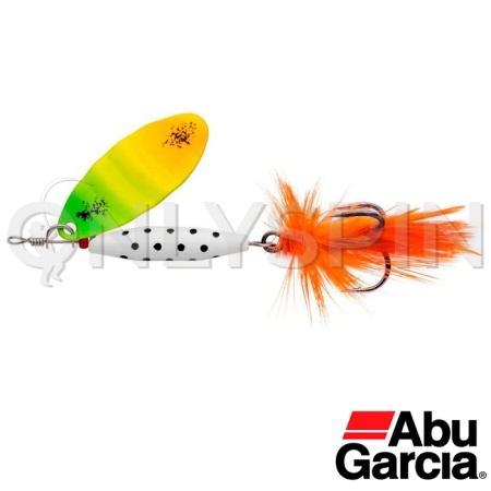 Блесна вертушка Abu Garcia Reflex White 7gr Firetiger