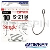 Крючки одинарные Owner S-21BC 10 11шт
