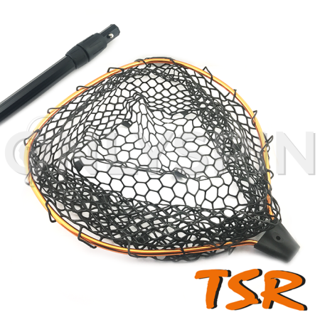 Подсак силиконовый для форели TSR Snappet Net Long телескопический 210cm