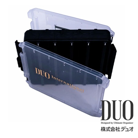Коробка DUO Revers Lure Case 160 Pearl Black/Gold Logo