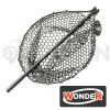 Подсак силиконовый телескопический для форели Wonder 1.4m/2m black WG-LNT-008