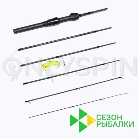 Спиннинг Сезон Рыбалки Black Adder Nano Travel 1.68m 0.3-0.8gr BA566NANO-UL-S-H10