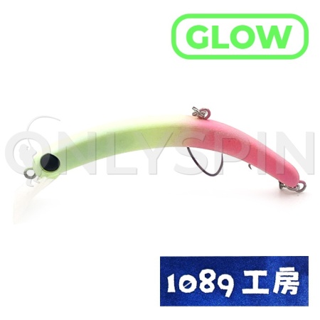 Воблер 1089 Koubou Sakasanyoro Slim 60XS 04 Glow & Glow