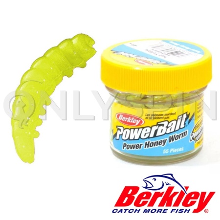 Мягкие приманки Berkley Power Honey Worm 25 Hot Yellow