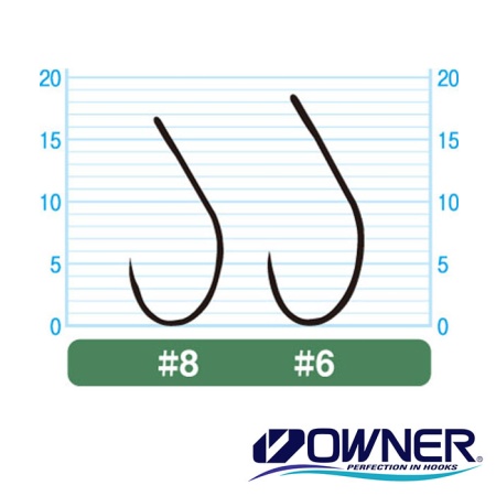 Крючки одинарные Owner S-31BL Barbless 8 8шт