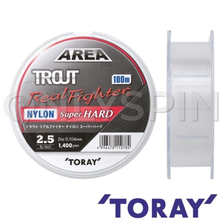 Леска Toray Area Trout Real Fighter Nylon Super Hard 100m 0.09mm 0.9kg