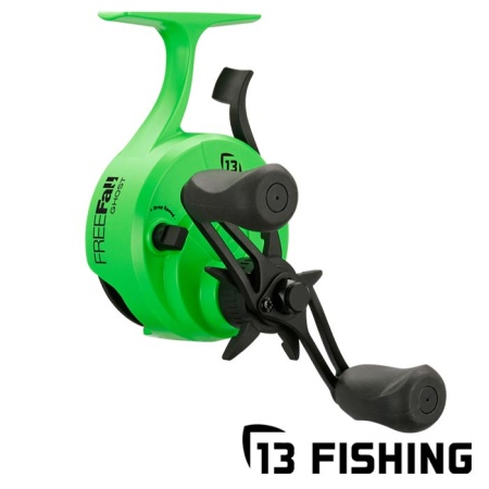Зимняя катушка 13 Fishing Black Betty FreeFall Ghost green RH Зимняя катушка 13 Fishing Black Betty FreeFall Ghost green RH