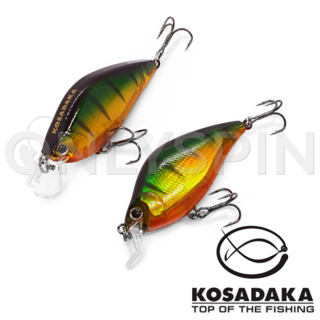 Воблер Kosadaka 3D Flat Crank 55F PC
