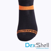 Водонепроницаемые носки DexShell Hytherm Pro черный/оранжевый M(39-42)