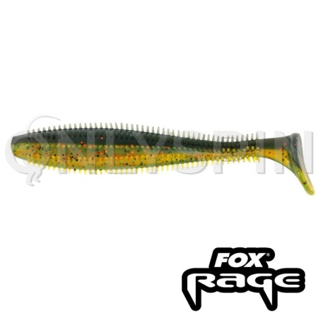 Мягкие приманки Fox Rage Spikey Shad Bulk 3.5/90mm Ultra UV Dark Oil