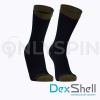 Водонепроницаемые носки DexShell Thermlite черный/зеленый L(43-46)